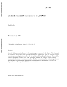 On the Economic Consequences of Civil War