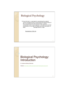 Introduction-Biological Psychology