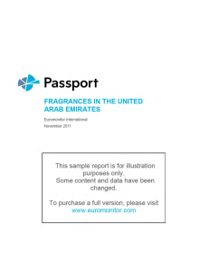Sample Fragrances Market Research Report