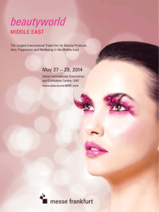 May 27 – 29, 2014 - Beautyworld Middle East 2016