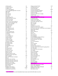 Worship Hymns with Chords (WorshipMasterCopy)