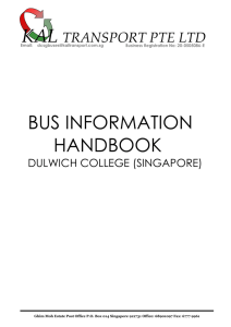 bus information handbook - Dulwich College (Singapore)