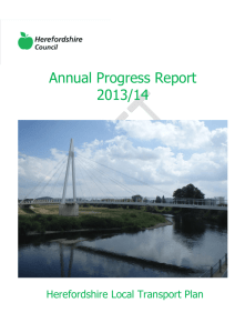 LTP Annual Progress Report 2013/14