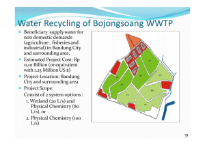 Water Recycling of Bojongsoang WWTP