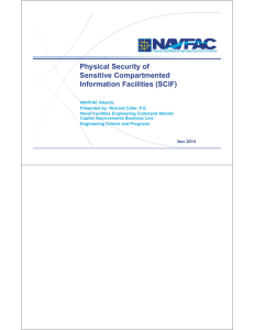 Physical Security of Sensitive Compartmented Information Facilities