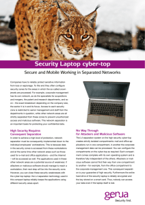 Security Laptop cyber-top