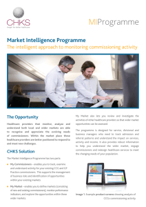 Market Intelligence Programme