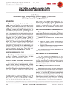 Print this article - Journal of Microbiology & Biology Education