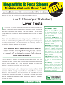 How to Interpret and Understand Liver Tests