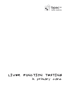 Liver Function testing