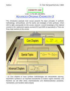 ADVANCED ORGANIC CHEMISTRY 2