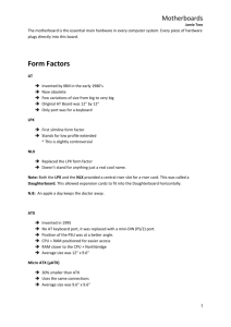 Form Factors