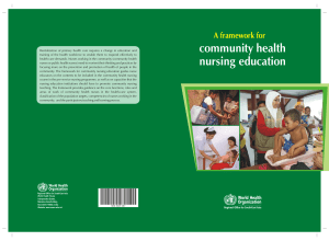 community health nursing education