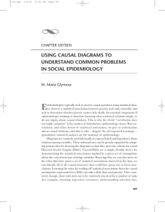 using causal diagrams to understand common problems in social