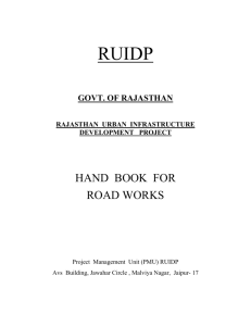 hand book for road works
