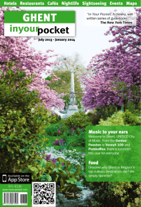 Ghent In Your Pocket - the International Society of Plant Molecular