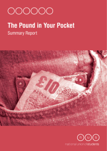 The Pound in Your Pocket – Summary Report