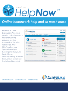 Online homework help and so much more