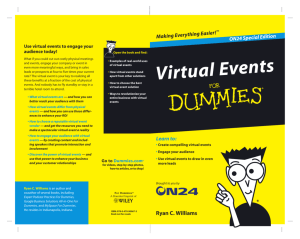Virtual Events For Dummies, ON24 Special Edition