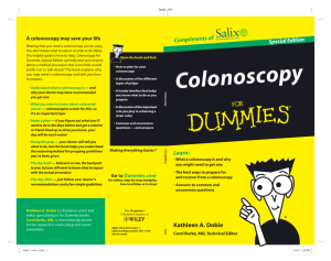 Colonoscopy For Dummies, Special Edition