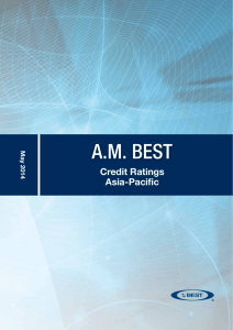 Asia Pacific Ratings Monitor, May 2014