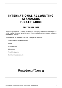 international accounting standards pocket guide