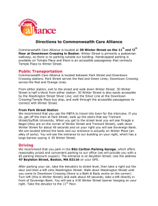 Directions - Commonwealth Care Alliance