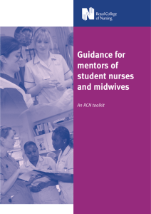 Guidance for mentors of student nurses and midwives