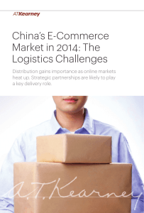 China's E-Commerce Market in 2014: The Logistics