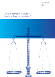 Punitive damages in Europe: Concern, threat or non