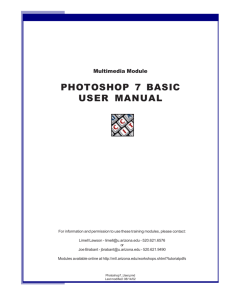 Adobe Photoshop 7 Basic User Manual