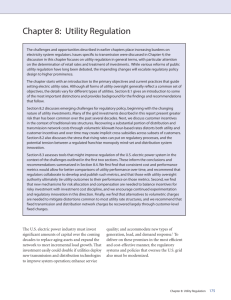 Chapter 8: Utility Regulation