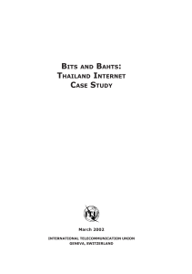 bits and bahts: thailand internet case study