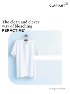 The clean and clever way of bleaching