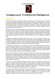 Indigenous Traditional Religions