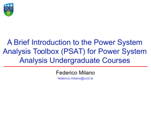 A Brief Introduction to the Power System Analysis
