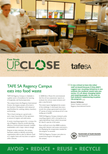 Zero Waste SA UpClose – TAFE SA Regency