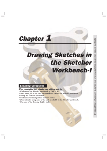 Chapter 1 Drawing Sketches in the Sketcher Workbench-I