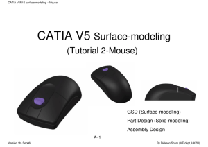 CATIA V5 Surface-modeling