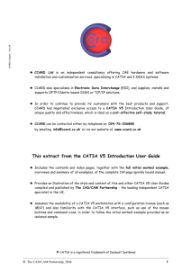 CATIA V5 Introduction User Guide