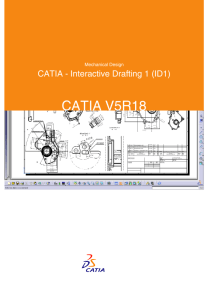 CATIA - Interactive Drafting 1 (ID1)