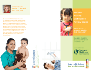 Pediatric Nursing Certification Review Course