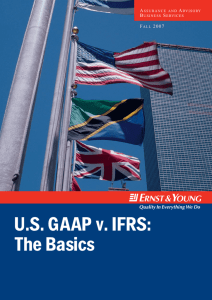 US GAAP v. IFRS: The Basics - Financial Executives International
