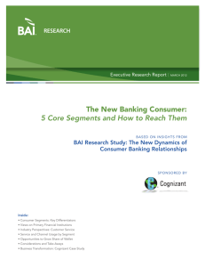 The New Banking Consumer: 5 Core Segments and How