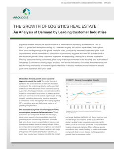 the growth of logistics real estate