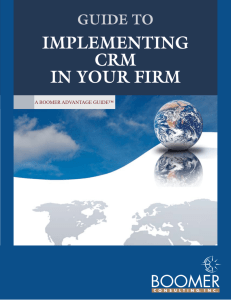 implementing crm in your firm