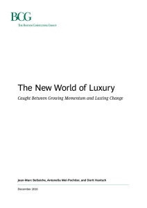 The New World of Luxury - The Boston Consulting Group