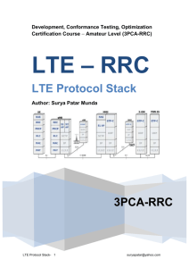 LTE – RRC - 3G Network Solutions