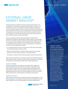 external labor market analysis