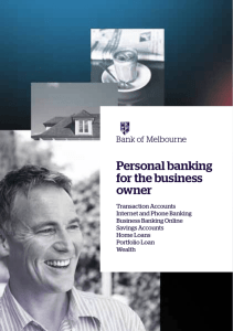 Personal banking for the business owner